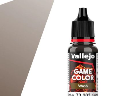 Vallejo Game Color Wash: Umber - 18 ml - 73203 Supply