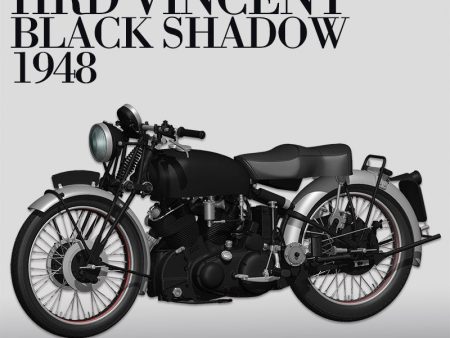 1 9 Scale Full Detail Kit: 1948 HRD Vincent Black Shadow - Iconic Motorcycle For Discount