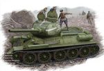 HobbyBoss Soviet T-34 85 (Model 1944 flattened turret)Tank - 1 48 Scale Model Kit For Cheap