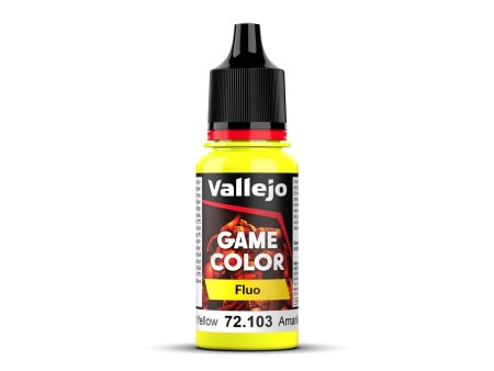 Vallejo Game Color Fluo: Yellow - 18 ml - 72103 For Sale