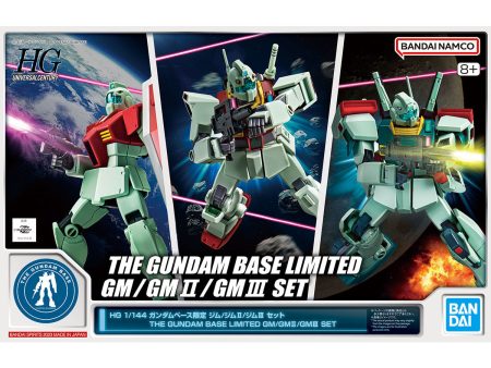 HGUC 1 144 Gundam Base Limited GM GM II GM III Set Hot on Sale