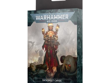 Warhammer 40K - DATASHEET Cards - Adepta Sororitas Hot on Sale