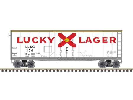 Atlas N Scale TRAINMAN 40  PLUG DOOR BOX CAR LUCKY LAGER #295 Fashion