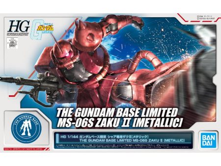 HGUC 1 144 Gundam Base Limited MS-06S Zaku Ⅱ [Metallic] Online now