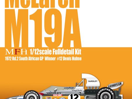 1 12 Scale Model Kit: McLaren M19A Full Detail on Sale