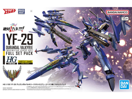 HG 1 100 YF-29 Durandal Valkyrie (Maximilian Genius Machine) Full Set Pack Cheap