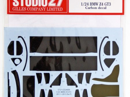 Studio27 BMW Z4 GT3 Carbon Decal Set Supply