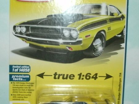 Auto World 1970 Dodge Challenger Banana Premium 2021 Release 5B 1:64 Diecast For Sale