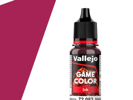 Vallejo Game Color Ink: Magenta - 18 ml - 72083 For Discount