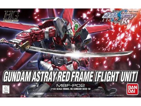 1 144 HG 058 MBF-P02 Gundam Astray Red Frame [Flight Unit] Online now