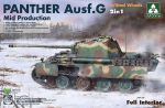 Panther Ausf. G Mid Production w Steel Wheels Full interior kit - 1 35 Scale Model Kit Online now