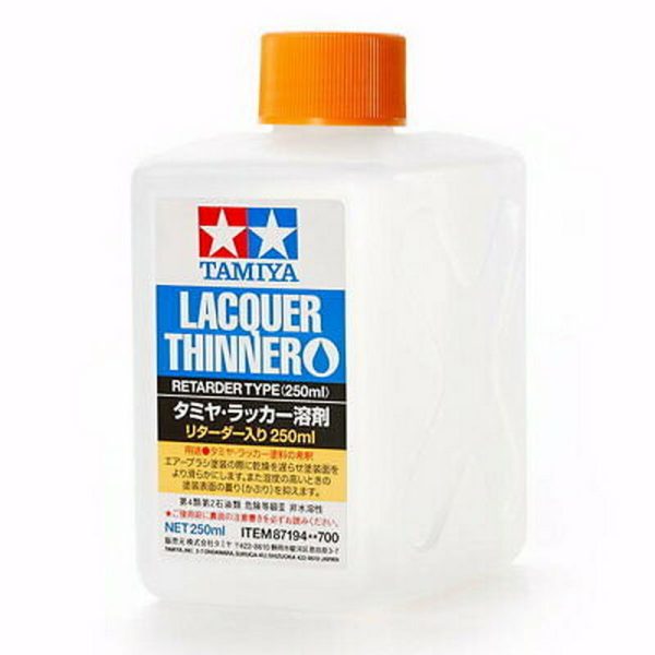 Tamiya Lacquer Thinner (Retarder Type  250ml) Supply