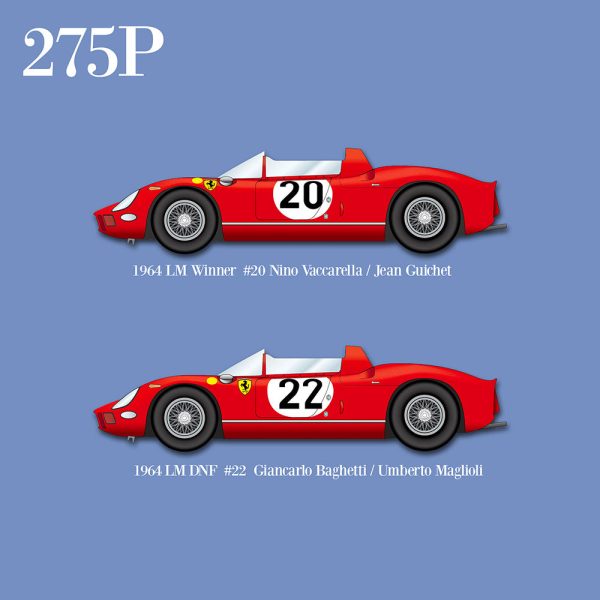 1 12 Scale Model Kit: Ferrari 250P & 275P Full Detail - Le Mans Champions Discount