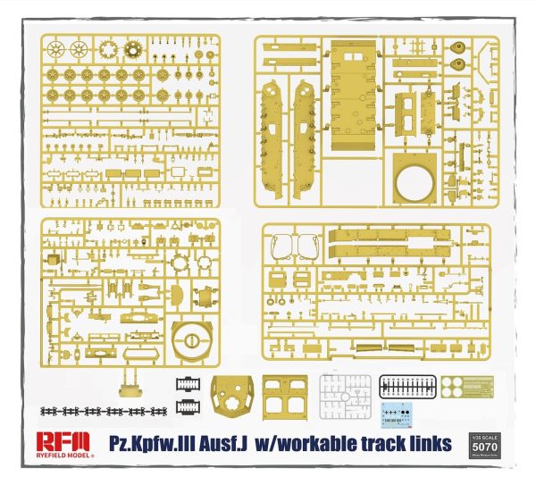 RFM Pz.Kpfw.III Ausf.J - 1 35 Scale Model Kit For Cheap