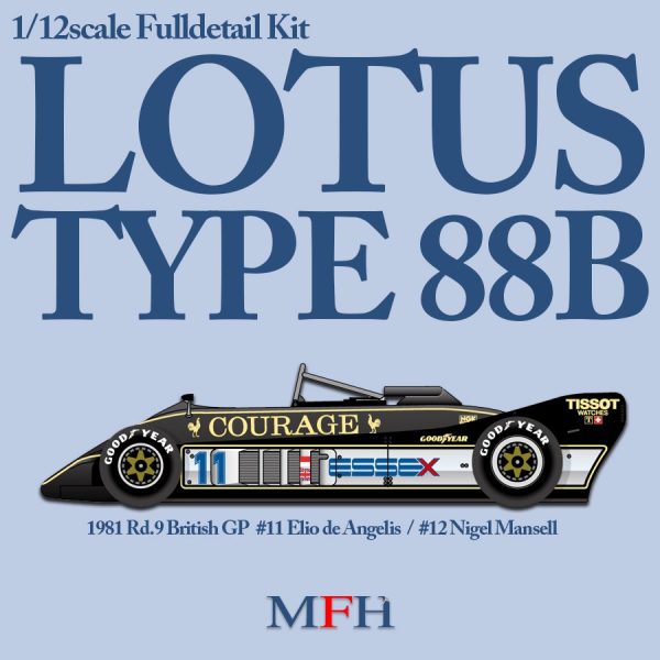 1 12 Scale Model Kit : LOTUS TYPE 88B Full Detail Online Hot Sale