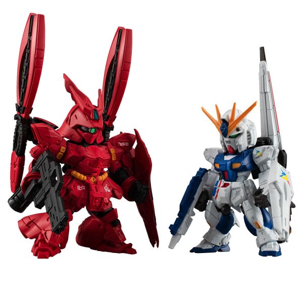 FW Gundam Converge CORE RX-93ff ν Gundam & MSN-04FF Sazabi Set For Sale