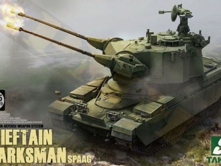 Takom British Air-Defense Weapon System Chieftain Marksman SPAAG - 1 35 Scale Model Kit Online Hot Sale