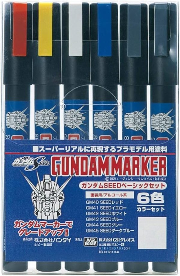 Gundam Marker Gundam Seed Basic Set For Sale