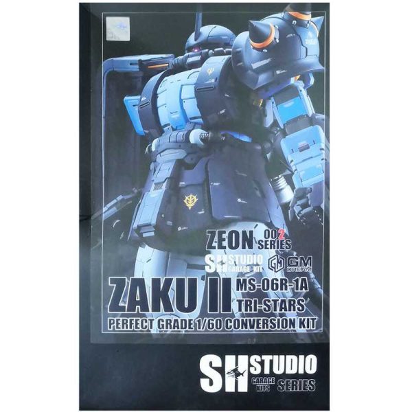 SH STUDIO 1 60 PG MS-06R-1A High Mobility Type Zaku II Black Tri-Star [Conversion Kit]【Weapon included】 For Discount