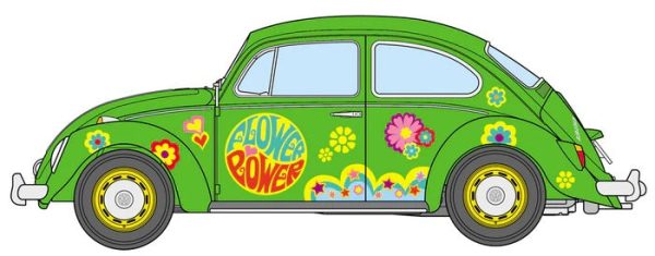 Hasegawa Volkswagen Beetle “Flower Power” - 1 24 Scale Model Kit Online