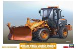 Hasegawa Hitachi ZW100-6 Wheel Loader Multi Plow Snow Plow - 1 35 Scale Model Kit For Sale