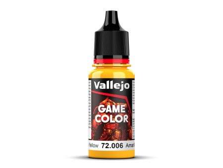 Vallejo Game Color Sun Yellow - 18 ml - 72006 For Discount