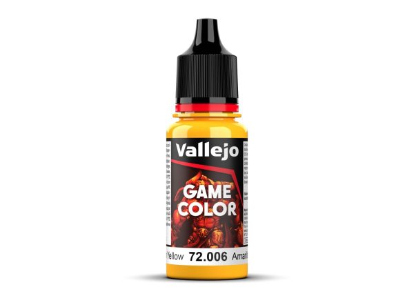 Vallejo Game Color Sun Yellow - 18 ml - 72006 For Discount