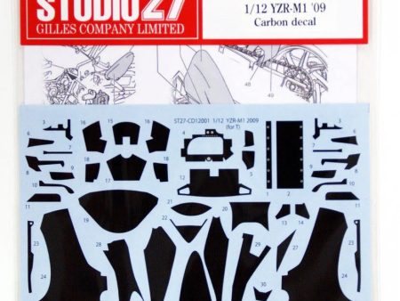 Studio27 1 12 YZR-M1  09 Carbon Decal Set Hot on Sale