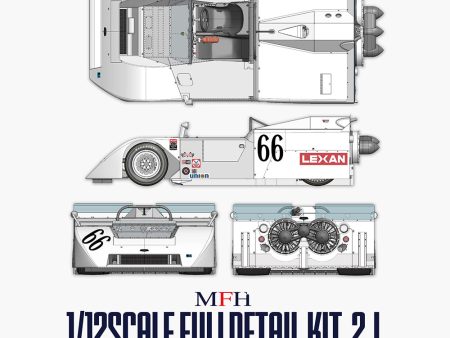 1 12 Scale Model Kit: 2J  Full detail Online now