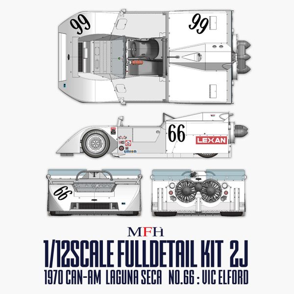 1 12 Scale Model Kit: 2J  Full detail Online now