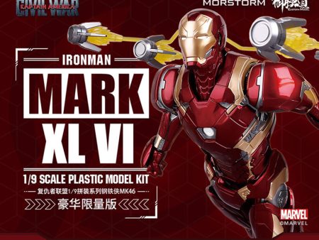 1 9 Iron Man MK46 PLAMO (Deluxe) Online Hot Sale