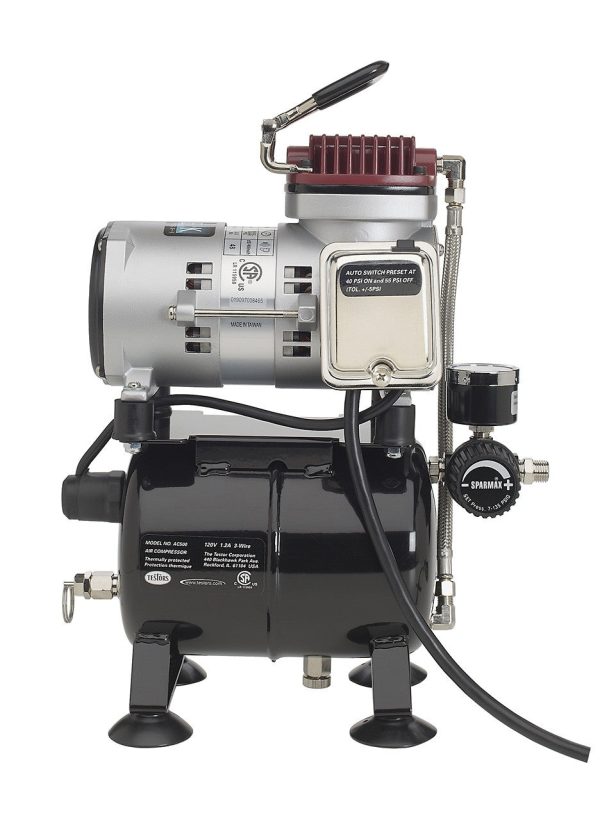 Testors Aztek AC500 Airbrush Compressor w  Tank Online now