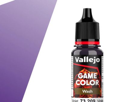 Vallejo Game Color Wash: Violet - 18 ml - 73209 on Sale