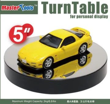 Trumpeter 9836 Battery Operated Round Mirrored Display Turntable for Model Kits (5 Dia) Online