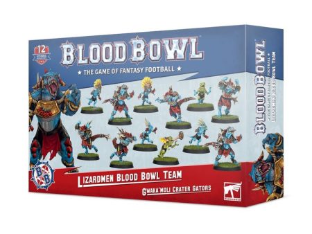 Lizardmen Blood Bowl Team - The Gwaka moli Crater Gators on Sale