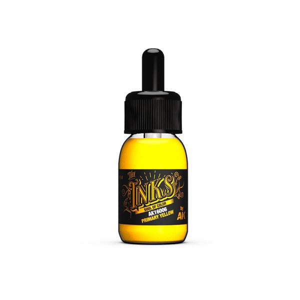 AK Interactive - The Inks - Primary Yellow Online Sale