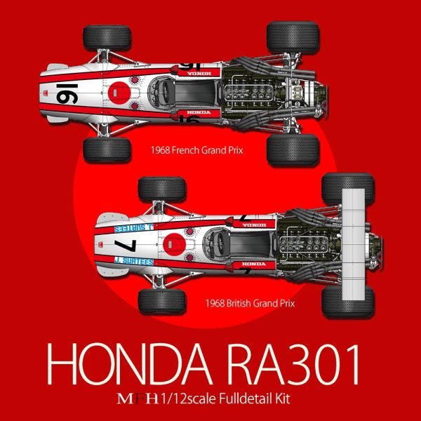 1 12 Scale Model Kit: HONDA RA301 Full Detail Supply