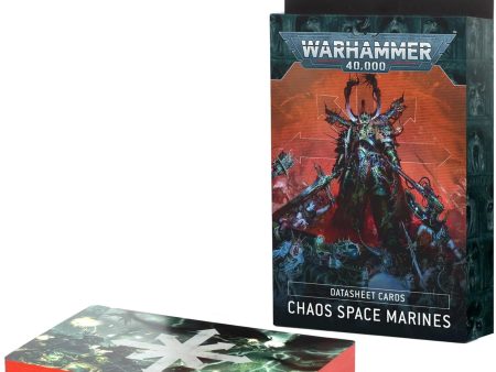 Warhammer 40K - DATASHEET Cards - Chaos Space Marines For Discount