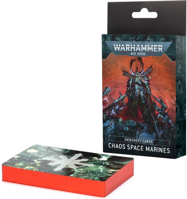 Warhammer 40K - DATASHEET Cards - Chaos Space Marines For Discount