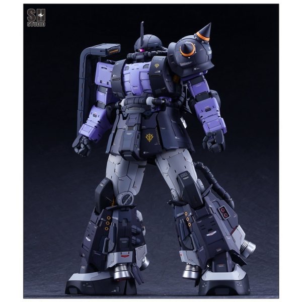 SH STUDIO 1 60 PG MS-06R-1A High Mobility Type Zaku II Black Tri-Star [Conversion Kit] Sale