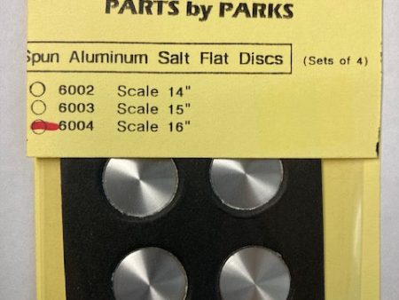 Parts by Parks Spun Aluminum Salt Flat Discs 1 24-1 25 Scale - PBP-6004 Sets of 4 Online Hot Sale