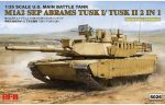 RFM M1A2 SEP ABRAMS TUSK I TUSK II 2 IN 1 - 1 35 Scale Model Kit For Discount