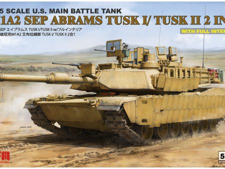 RFM M1A2 SEP ABRAMS TUSK I TUSK II 2 IN 1 - 1 35 Scale Model Kit For Discount