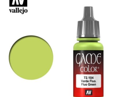 Vallejo Game Color Fluo: Green - 18 ml - 72104 Online now