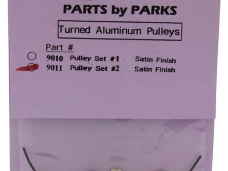 Parts by Parks Turned Aluminum Pulleys 1 24-1 25 Scale - PBP-9011 Set #2 Online