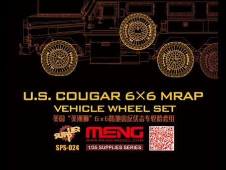 MENG Cougar 6x6 MRAP Vehicle Wheel Set - 1 35 Fashion