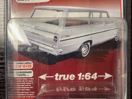 Auto World Chase! 1963 Chevy Nova II 400 Wagon Premium 2021 Release 4 A - 1:64 Diecast Sale