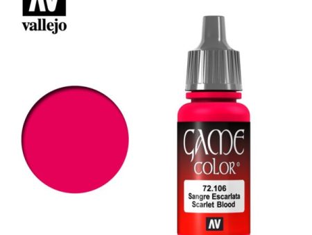 Vallejo Game Color Scarlet Blood - 18 ml - 72106 Online Hot Sale