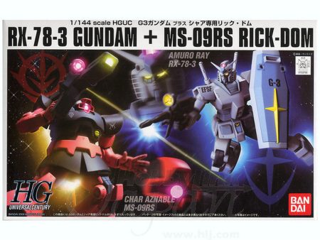 1 144 HGUC RX-78-3 Gundam + MS-09RS Rick Dom Char s Custom Set Online Hot Sale