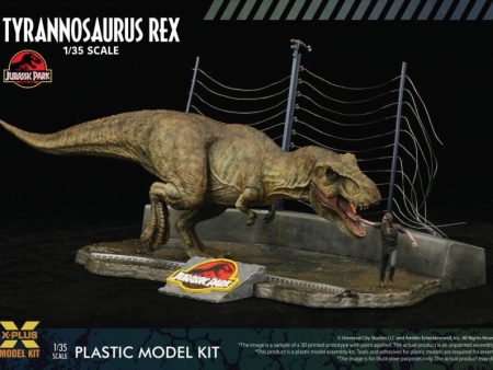 X-Plus Models Jurassic Park Tyrannosaurus Rex Model Kit For Sale